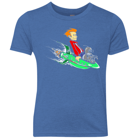 T-Shirts Vintage Royal / YXS Bender and Fry Youth Triblend T-Shirt