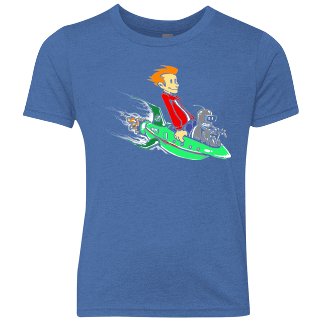 T-Shirts Vintage Royal / YXS Bender and Fry Youth Triblend T-Shirt