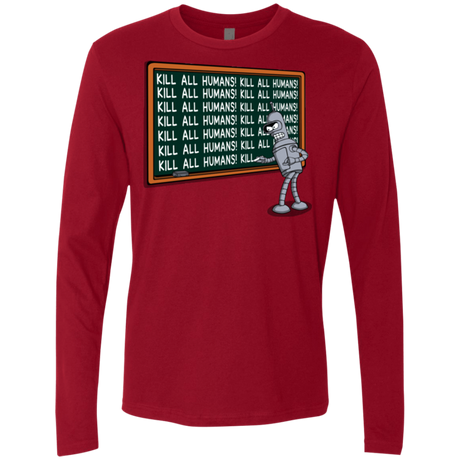T-Shirts Cardinal / Small Bender Detention Men's Premium Long Sleeve
