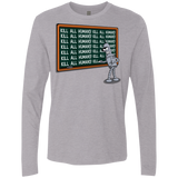 T-Shirts Heather Grey / Small Bender Detention Men's Premium Long Sleeve