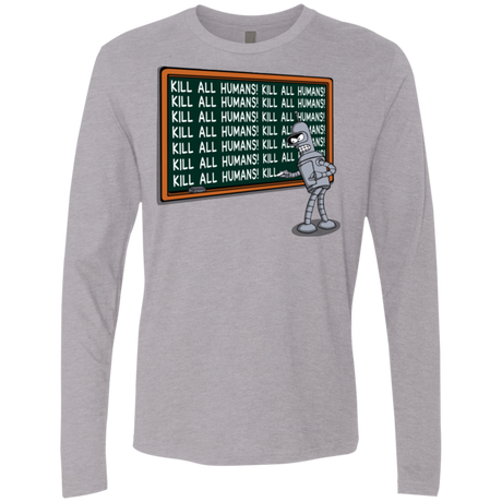 T-Shirts Heather Grey / Small Bender Detention Men's Premium Long Sleeve