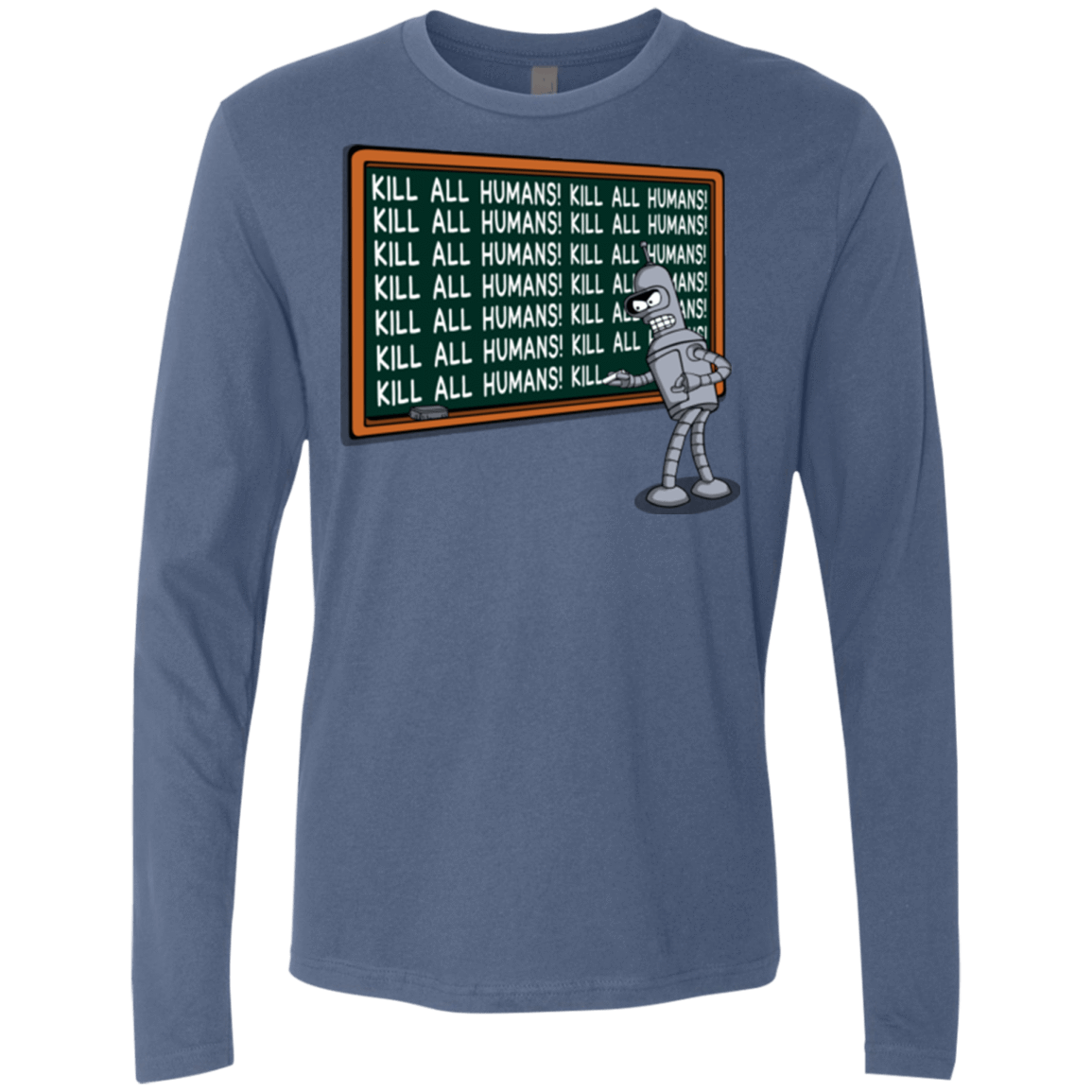 T-Shirts Indigo / Small Bender Detention Men's Premium Long Sleeve