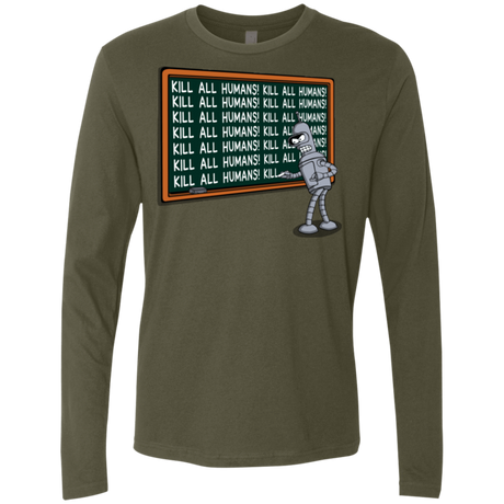 T-Shirts Military Green / Small Bender Detention Men's Premium Long Sleeve