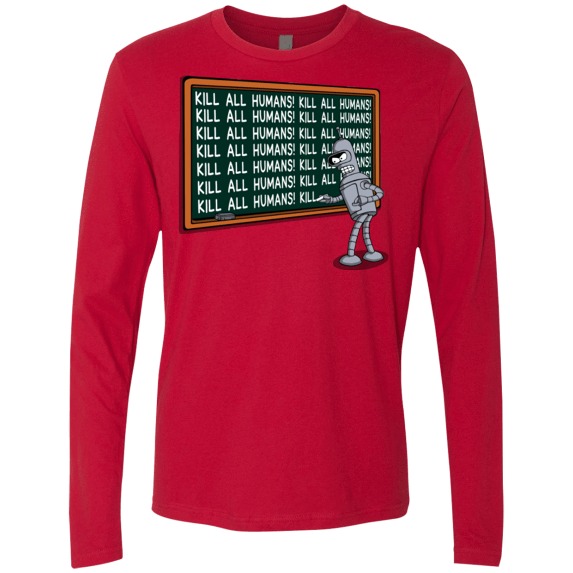 T-Shirts Red / Small Bender Detention Men's Premium Long Sleeve