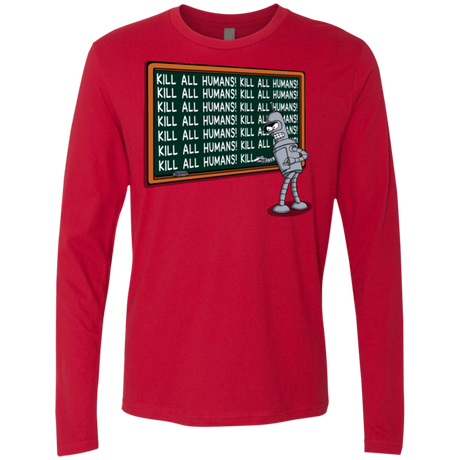 T-Shirts Red / Small Bender Detention Men's Premium Long Sleeve