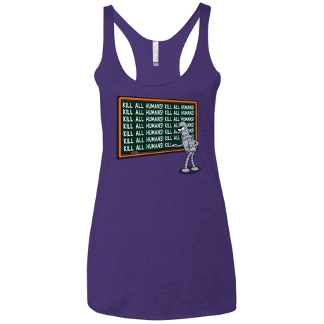 T-Shirts Purple / X-Small Bender Detention Women's Triblend Racerback Tank