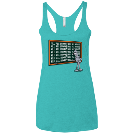 T-Shirts Tahiti Blue / X-Small Bender Detention Women's Triblend Racerback Tank