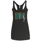 T-Shirts Vintage Black / X-Small Bender Detention Women's Triblend Racerback Tank