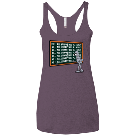 T-Shirts Vintage Purple / X-Small Bender Detention Women's Triblend Racerback Tank