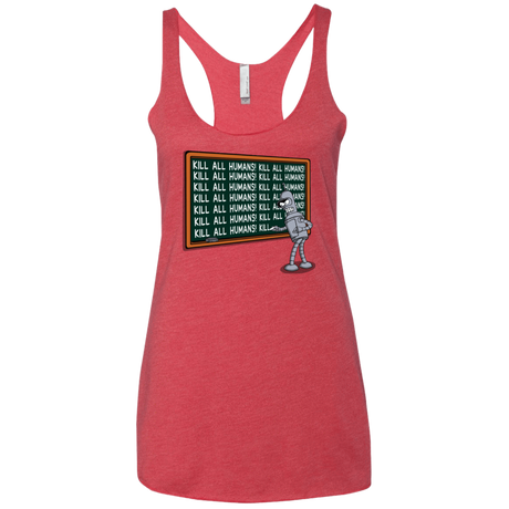T-Shirts Vintage Red / X-Small Bender Detention Women's Triblend Racerback Tank