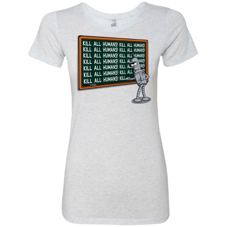 T-Shirts Heather White / Small Bender Detention Women's Triblend T-Shirt
