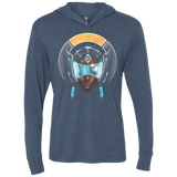 T-Shirts Indigo / X-Small Bender of Reality Triblend Long Sleeve Hoodie Tee