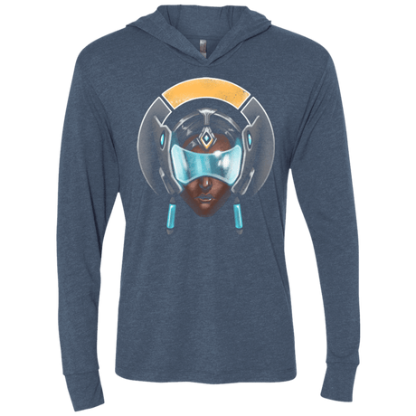 T-Shirts Indigo / X-Small Bender of Reality Triblend Long Sleeve Hoodie Tee