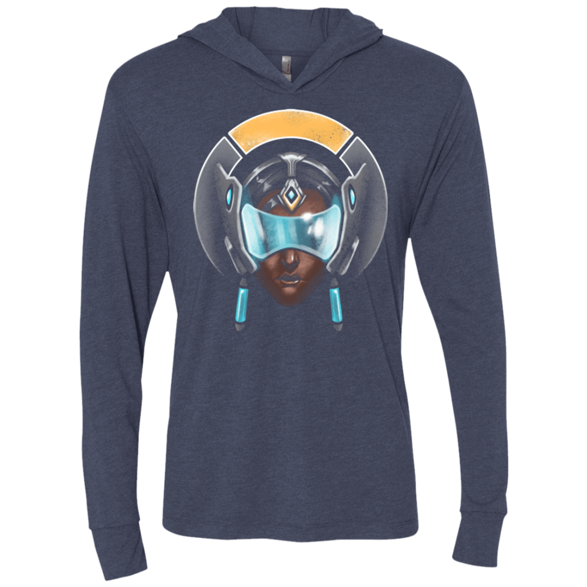 T-Shirts Vintage Navy / X-Small Bender of Reality Triblend Long Sleeve Hoodie Tee