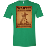 T-Shirts Heather Irish Green / S Bender Wanted Men's Semi-Fitted Softstyle