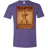 T-Shirts Heather Purple / S Bender Wanted Men's Semi-Fitted Softstyle