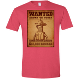 T-Shirts Heather Red / S Bender Wanted Men's Semi-Fitted Softstyle