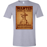 T-Shirts Sport Grey / X-Small Bender Wanted Men's Semi-Fitted Softstyle