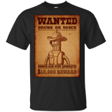 T-Shirts Black / S Bender Wanted T-Shirt