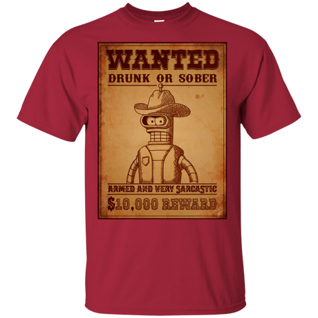 T-Shirts Cardinal / S Bender Wanted T-Shirt