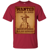 T-Shirts Cardinal / S Bender Wanted T-Shirt