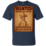 T-Shirts Navy / S Bender Wanted T-Shirt