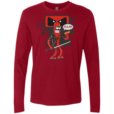 T-Shirts Cardinal / Small Bending The Fourth Wall Men's Premium Long Sleeve