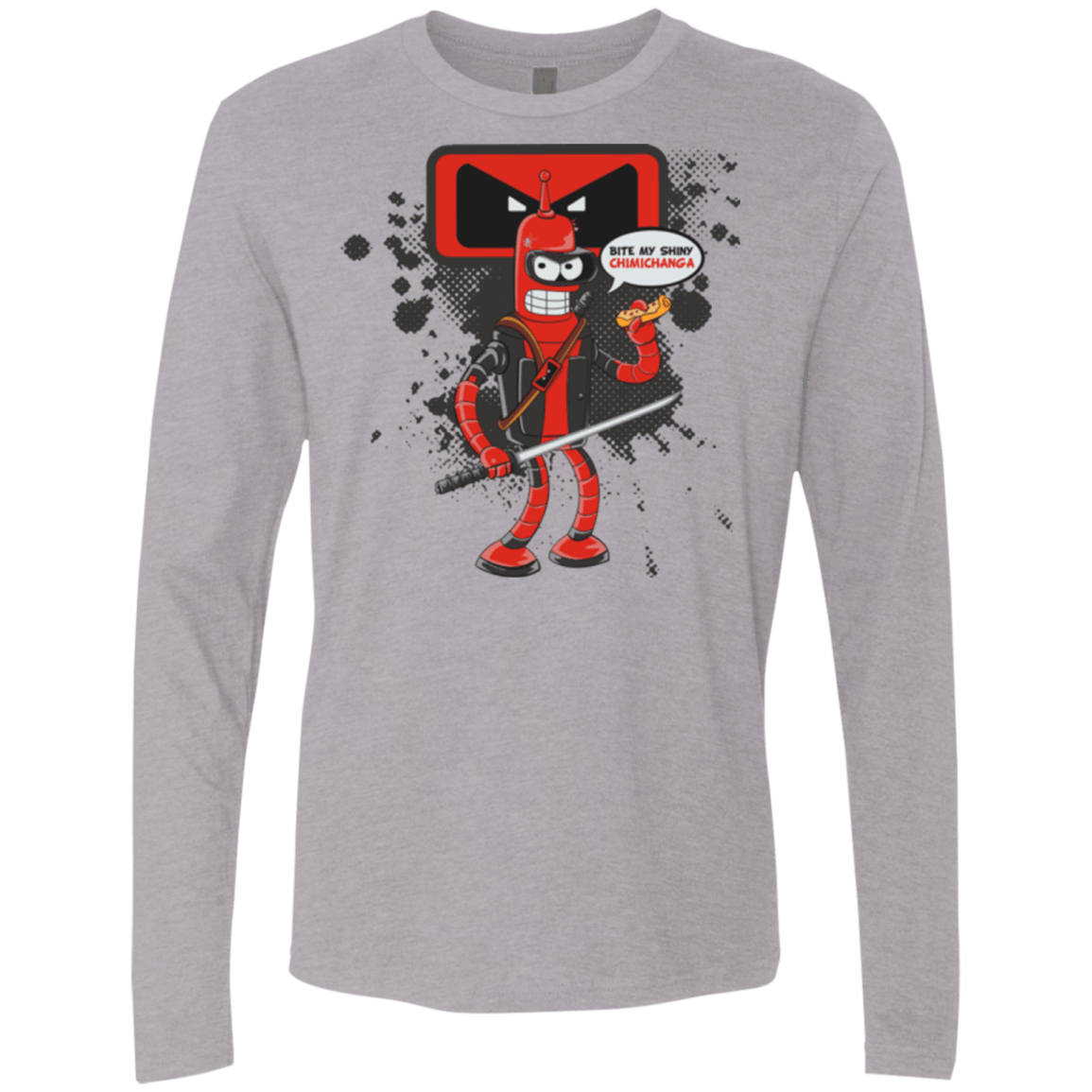 T-Shirts Heather Grey / Small Bending The Fourth Wall Men's Premium Long Sleeve