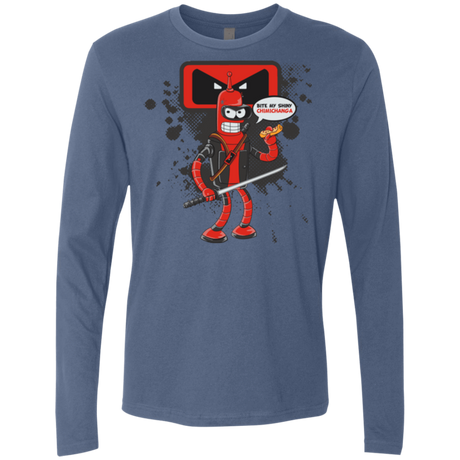 T-Shirts Indigo / Small Bending The Fourth Wall Men's Premium Long Sleeve