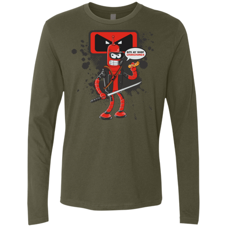 T-Shirts Military Green / Small Bending The Fourth Wall Men's Premium Long Sleeve