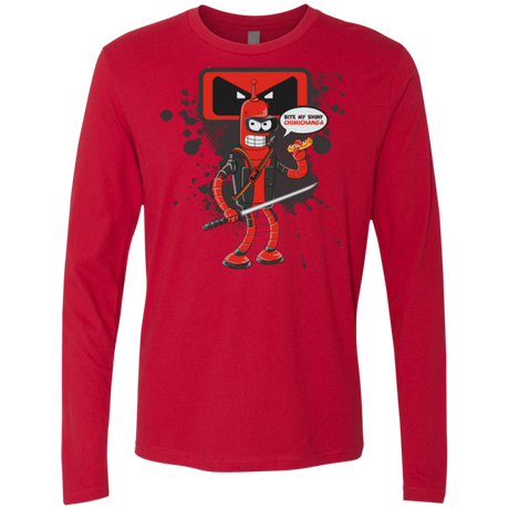 T-Shirts Red / Small Bending The Fourth Wall Men's Premium Long Sleeve