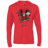 T-Shirts Vintage Red / X-Small Bending The Fourth Wall Triblend Long Sleeve Hoodie Tee