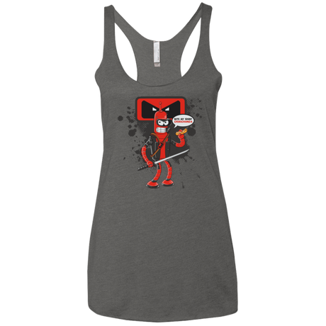 T-Shirts Premium Heather / X-Small Bending The Fourth Wall Women's Triblend Racerback Tank