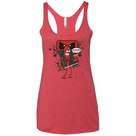 T-Shirts Vintage Red / X-Small Bending The Fourth Wall Women's Triblend Racerback Tank