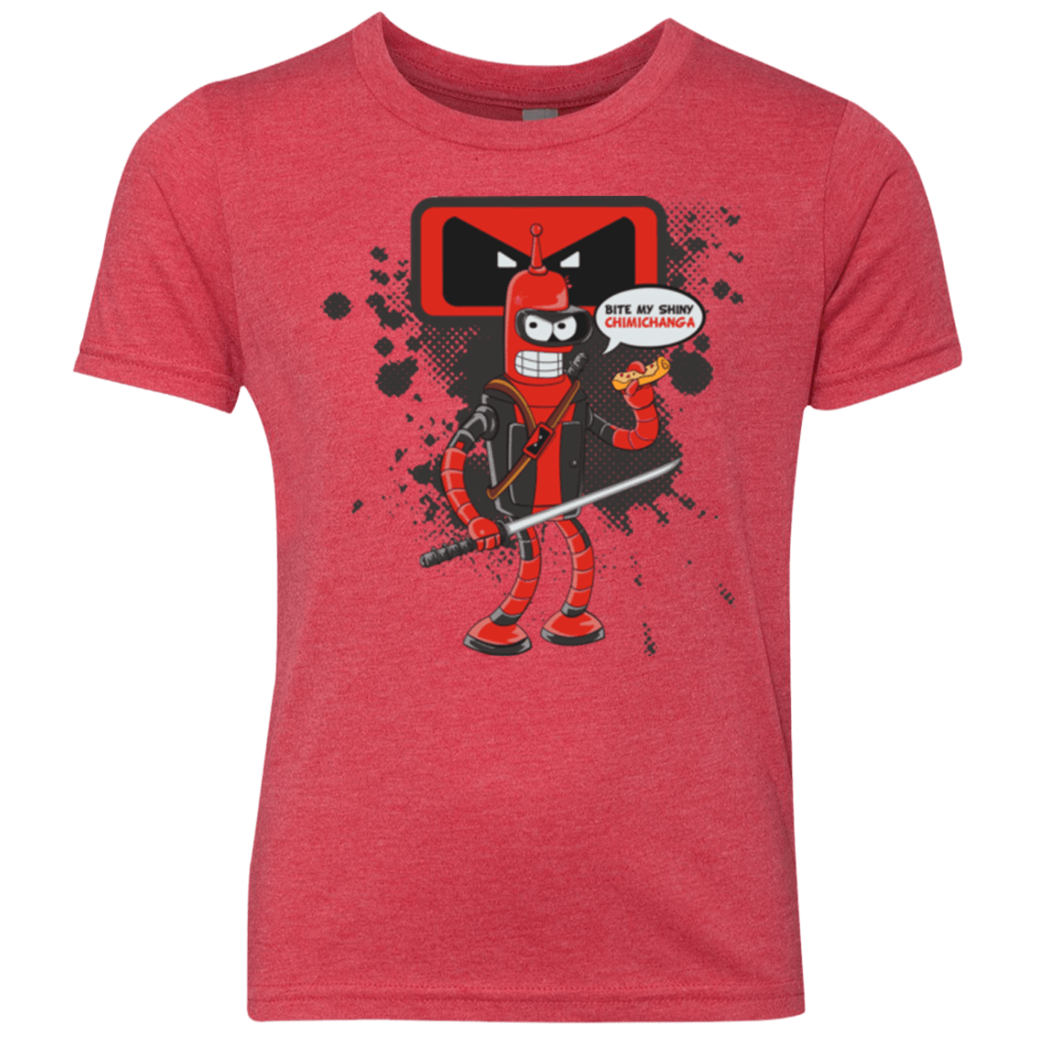 T-Shirts Vintage Red / YXS Bending The Fourth Wall Youth Triblend T-Shirt