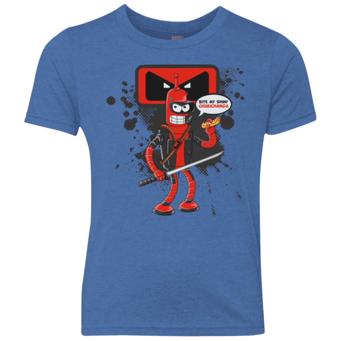 T-Shirts Vintage Royal / YXS Bending The Fourth Wall Youth Triblend T-Shirt