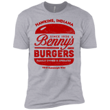 T-Shirts Heather Grey / YXS Benny's Burgers Boys Premium T-Shirt