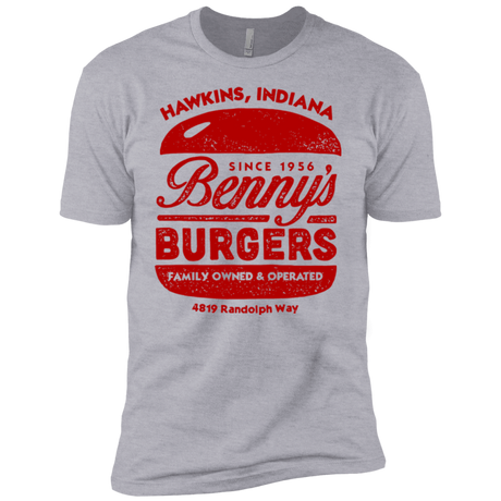 T-Shirts Heather Grey / YXS Benny's Burgers Boys Premium T-Shirt