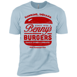 T-Shirts Light Blue / YXS Benny's Burgers Boys Premium T-Shirt