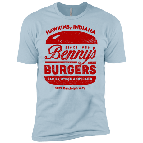 T-Shirts Light Blue / YXS Benny's Burgers Boys Premium T-Shirt