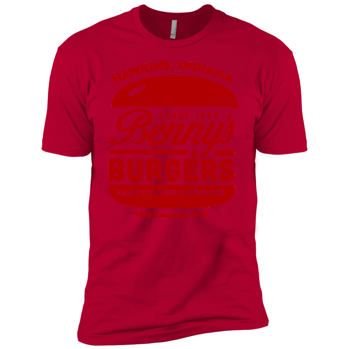 T-Shirts Red / YXS Benny's Burgers Boys Premium T-Shirt