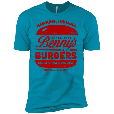 T-Shirts Turquoise / YXS Benny's Burgers Boys Premium T-Shirt