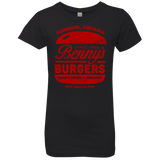 T-Shirts Black / YXS Benny's Burgers Girls Premium T-Shirt