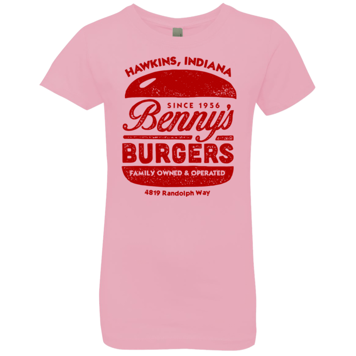 T-Shirts Light Pink / YXS Benny's Burgers Girls Premium T-Shirt