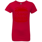 T-Shirts Red / YXS Benny's Burgers Girls Premium T-Shirt