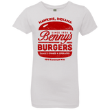 T-Shirts White / YXS Benny's Burgers Girls Premium T-Shirt