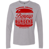 T-Shirts Heather Grey / Small Benny's Burgers Men's Premium Long Sleeve