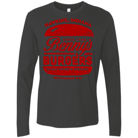 T-Shirts Heavy Metal / Small Benny's Burgers Men's Premium Long Sleeve