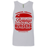 T-Shirts Heather Grey / Small Benny's Burgers Men's Premium Tank Top