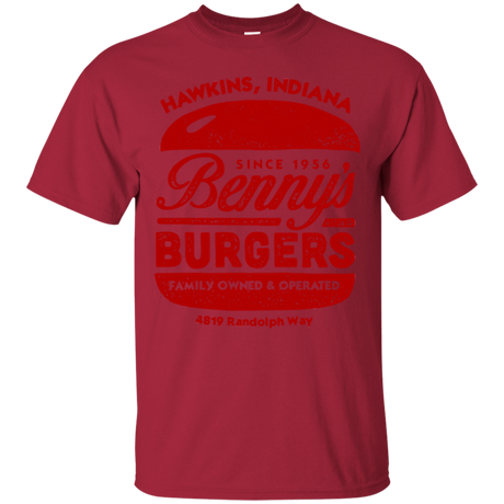 T-Shirts Cardinal / Small Benny's Burgers T-Shirt
